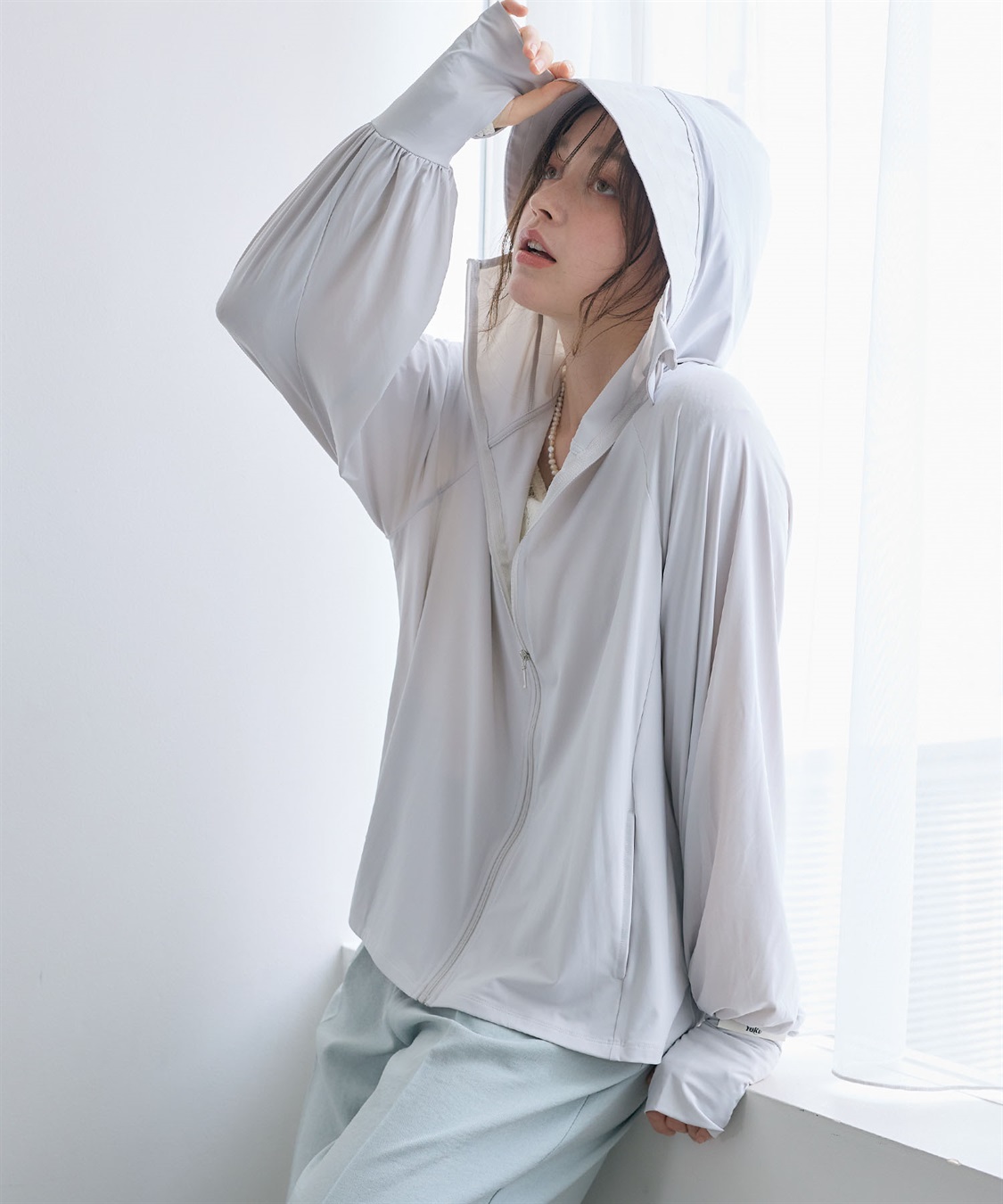 Life Style by cross marche 【Yoki】フード付きUVカットパーカー_variation_2