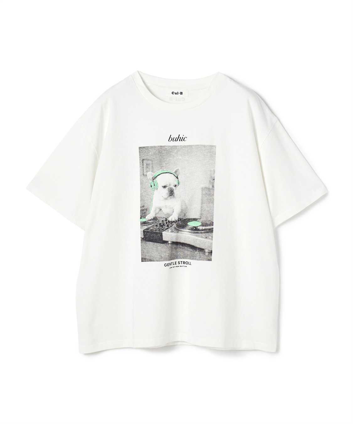 Cul-B 【for owners】半袖ロゴTEE (BUHIC)　Cul-B/キューブ/愛犬服_variation_1