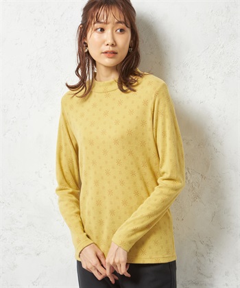 DECOY シアバターボーダーハイネックTシャツ_variationthumb_1