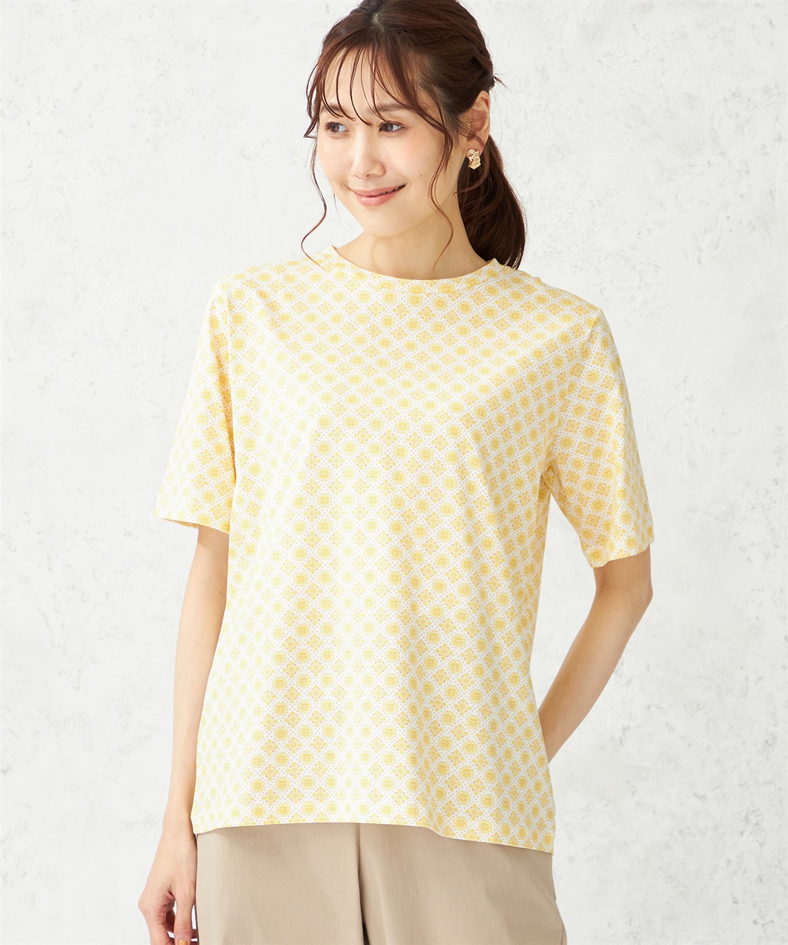 DECOY 【冷感・UVカット】ひやさらプリントTシャツ_variation_1