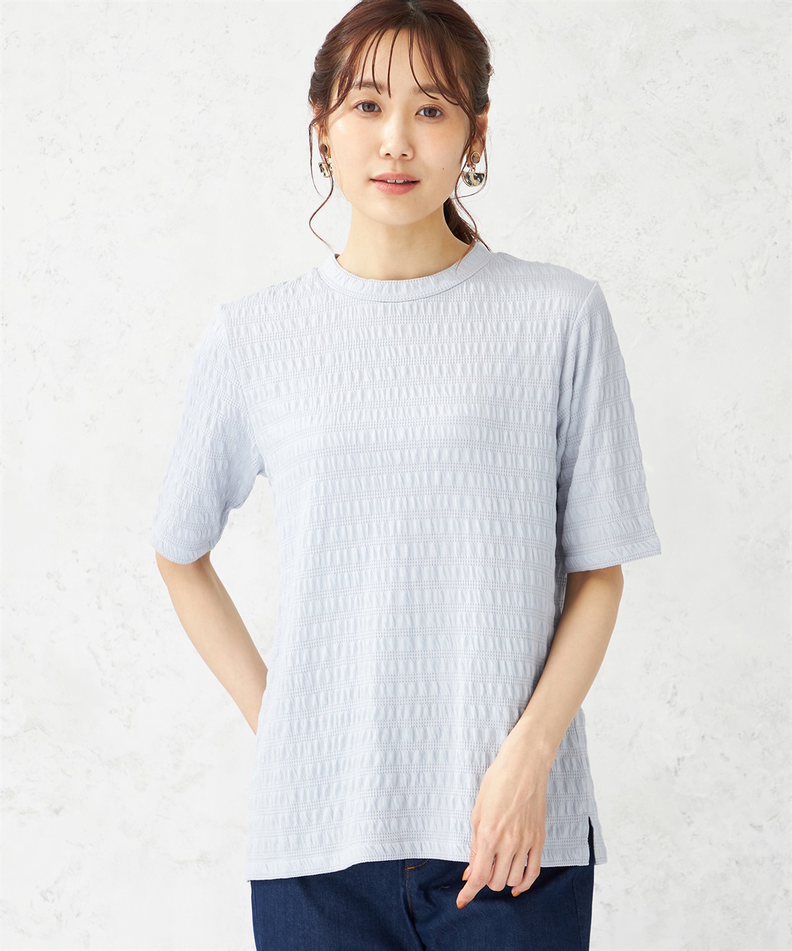 DECOY シャーリングジャガードプルオーバー_main