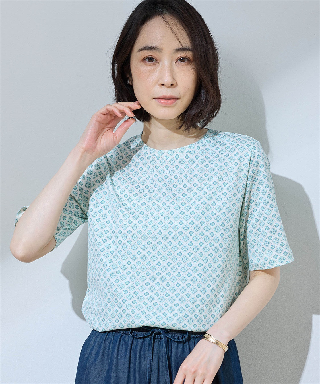 DECOY 【ひやさら】【UVカット】総プリントTシャツ_variation_2
