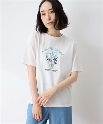DECOY 【ひやさら】【UVカット】ロゴプリントTシャツ_variationthumb_1