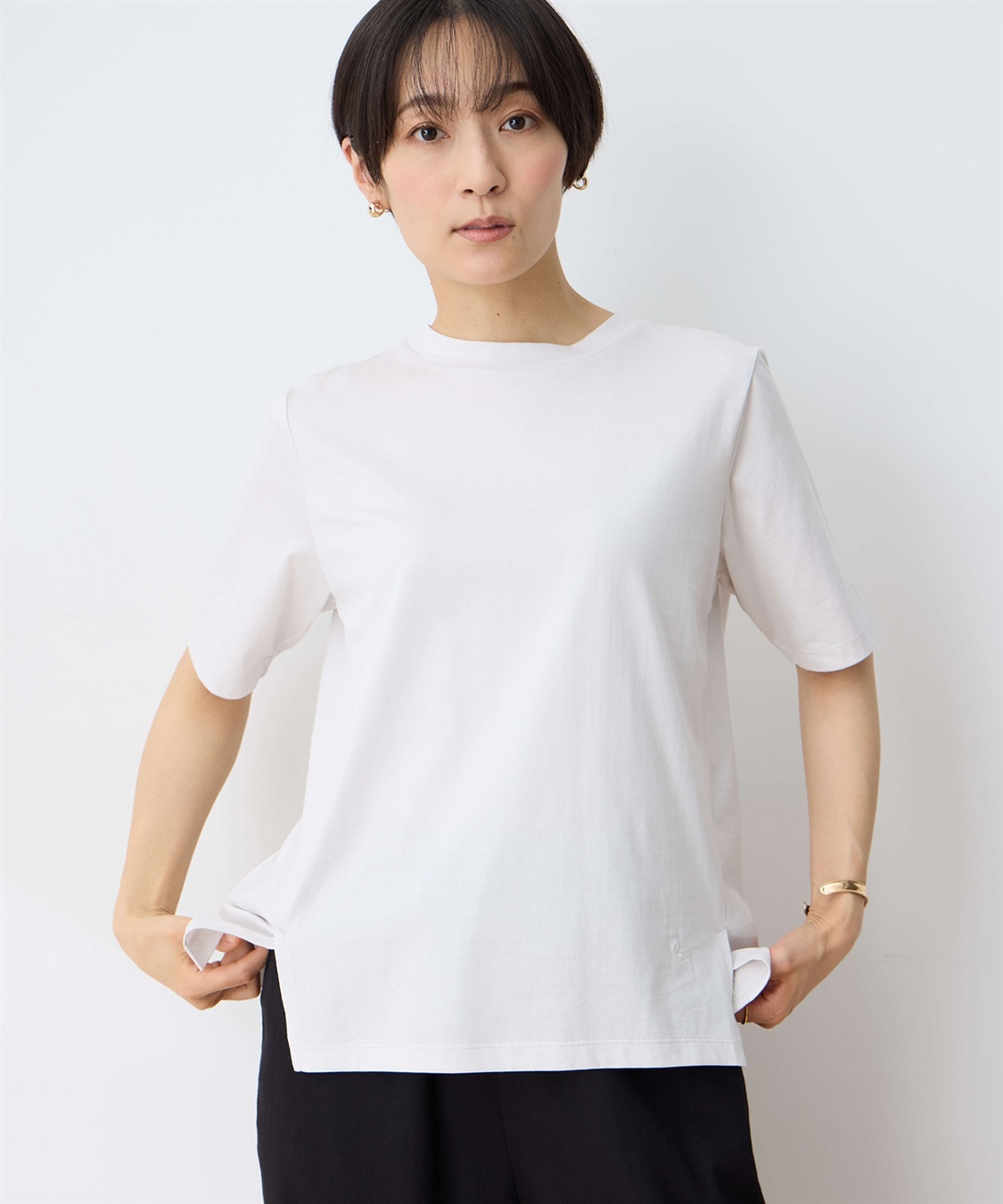 DECOY 【ひやさら】【UVカット】モックネックTシャツ_main