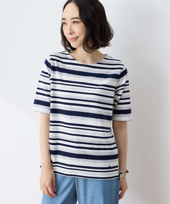DECOY リップルボーダーTシャツ_variationthumb_2