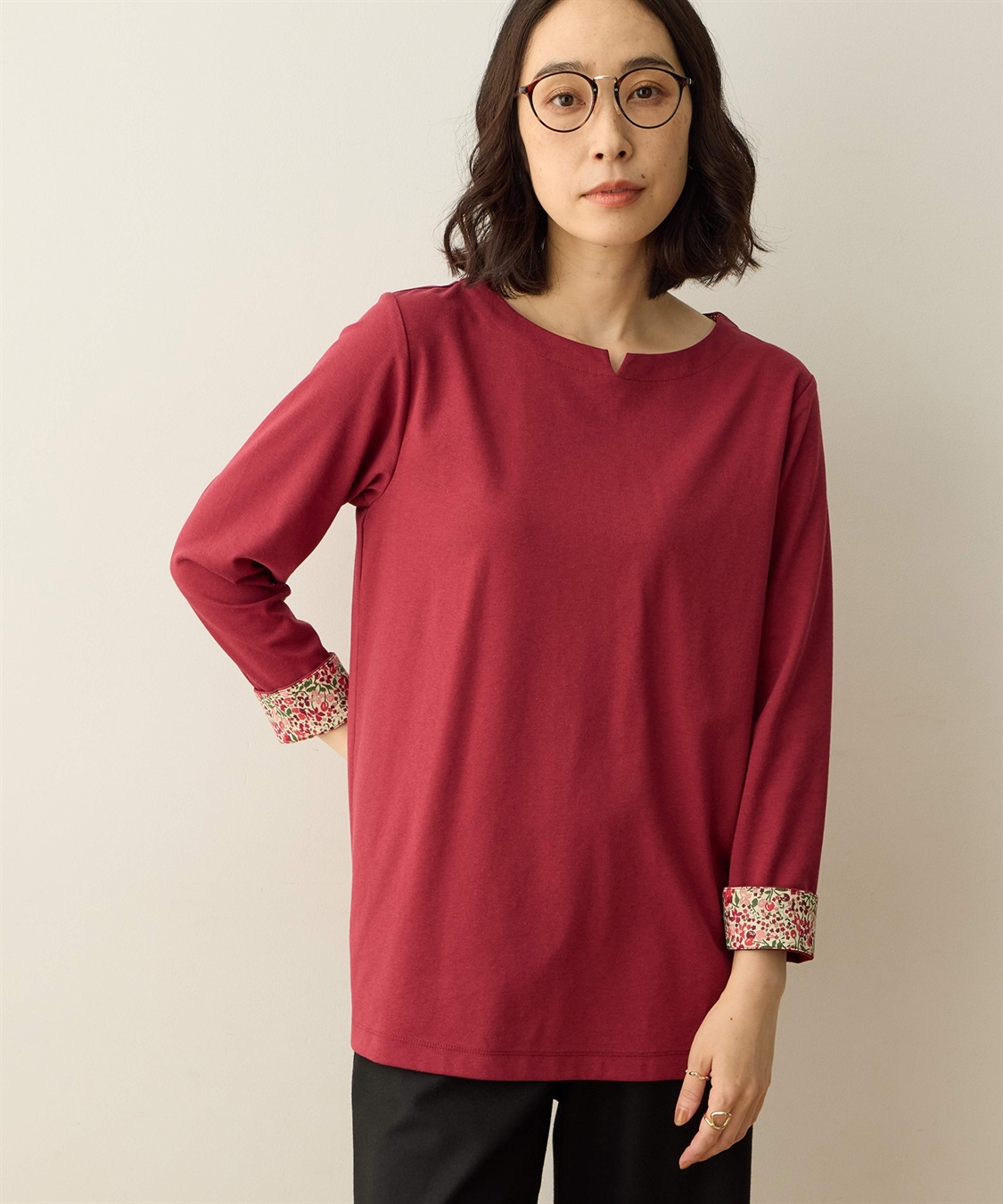 DECOY リバティプリントチュニックプルオーバー_variation_1