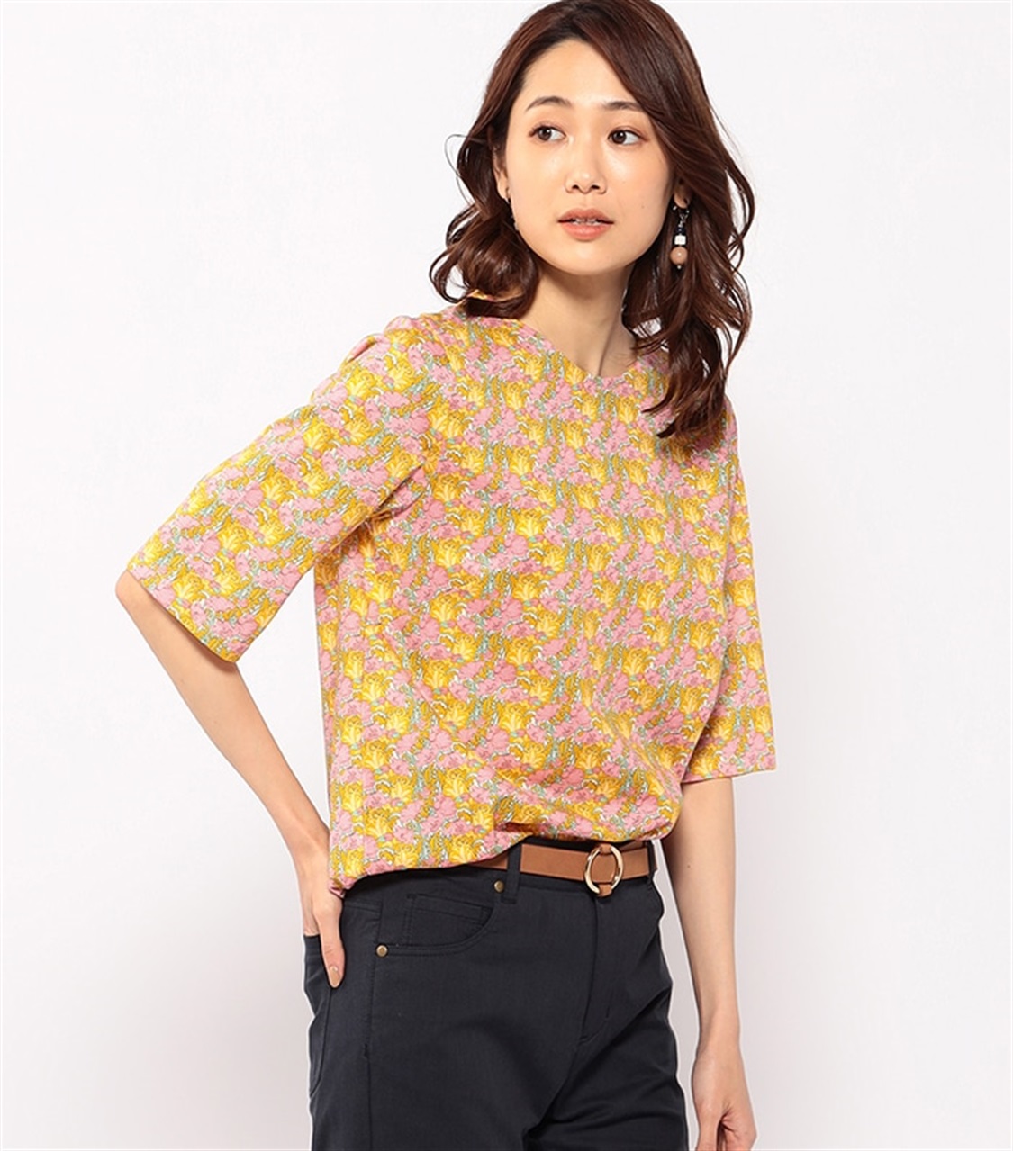 DECOY リバティプリントプルオーバー_main