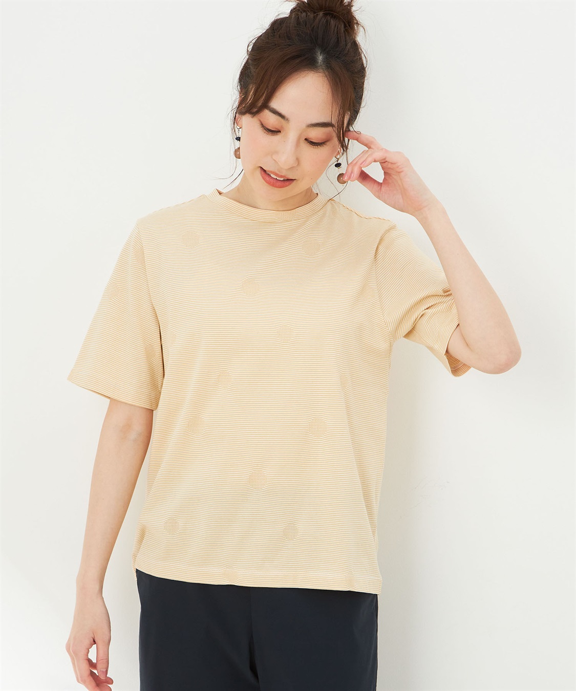 DECOY オーガニックコットンハイネックTシャツ_variation_3