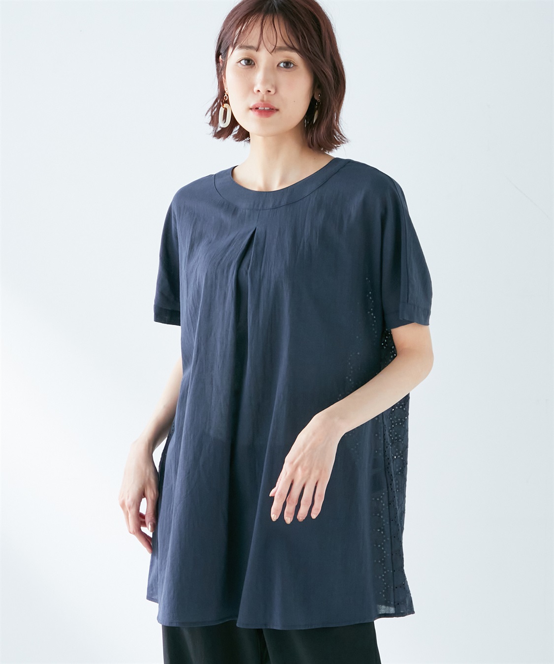 DECOY 刺しゅう切り替えチュニック_variation_2