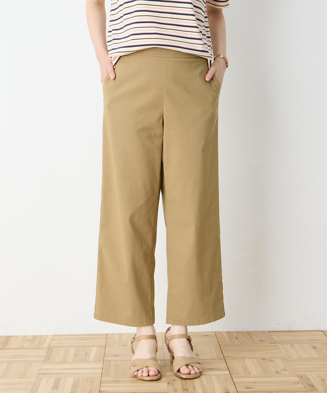 DECOY ストレッチストレートパンツ_main