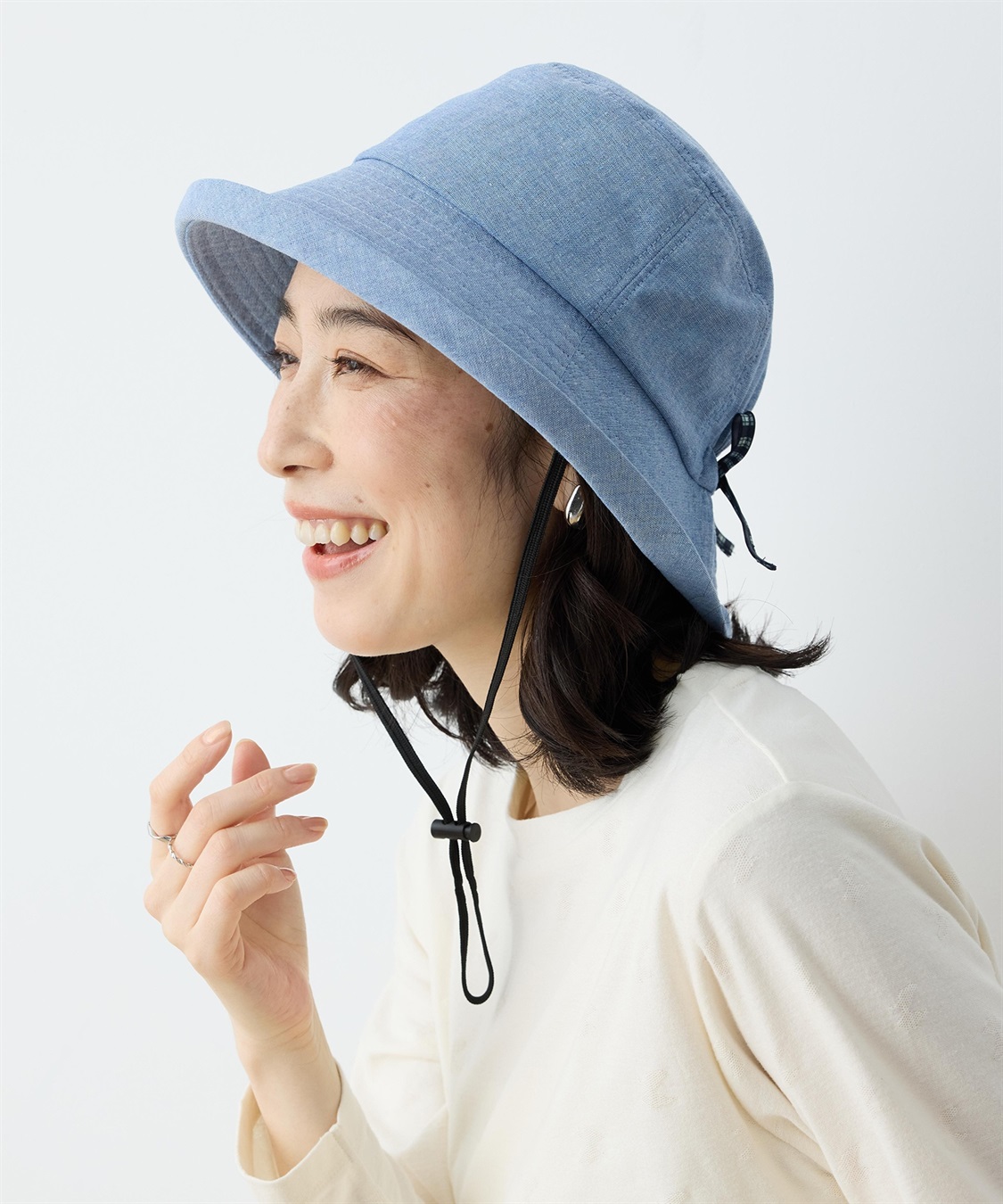DECOY バックリボンセーラーハット【UPF50＋】【手洗い可能】_main