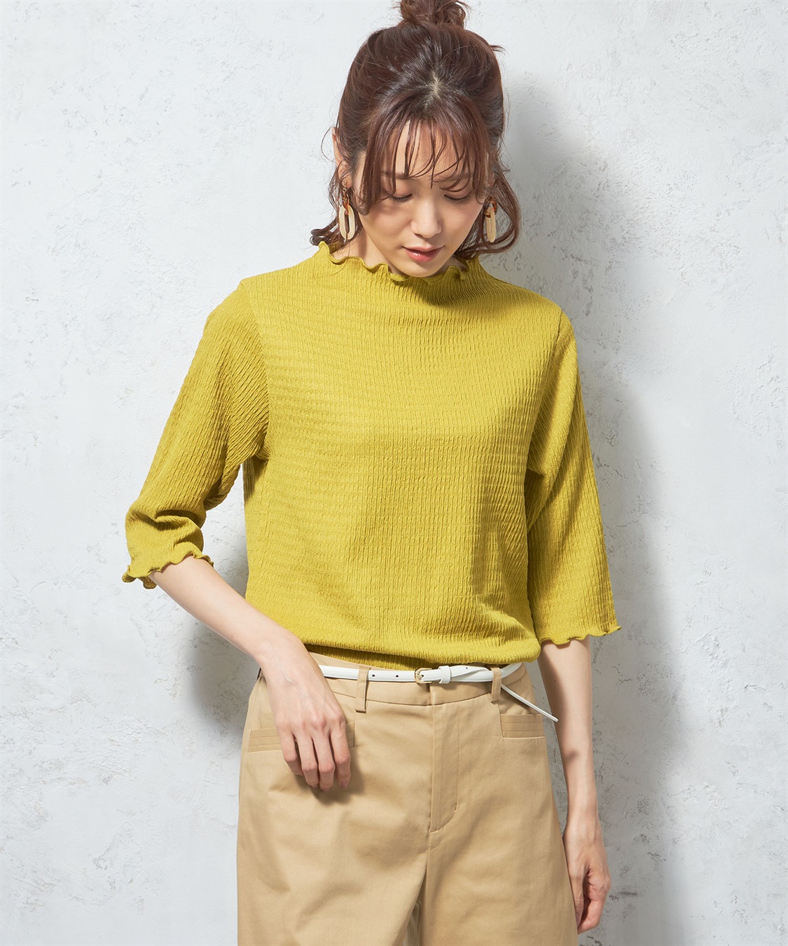 Petit Honfleur シャーリングジャガードプルオーバー_variation_3