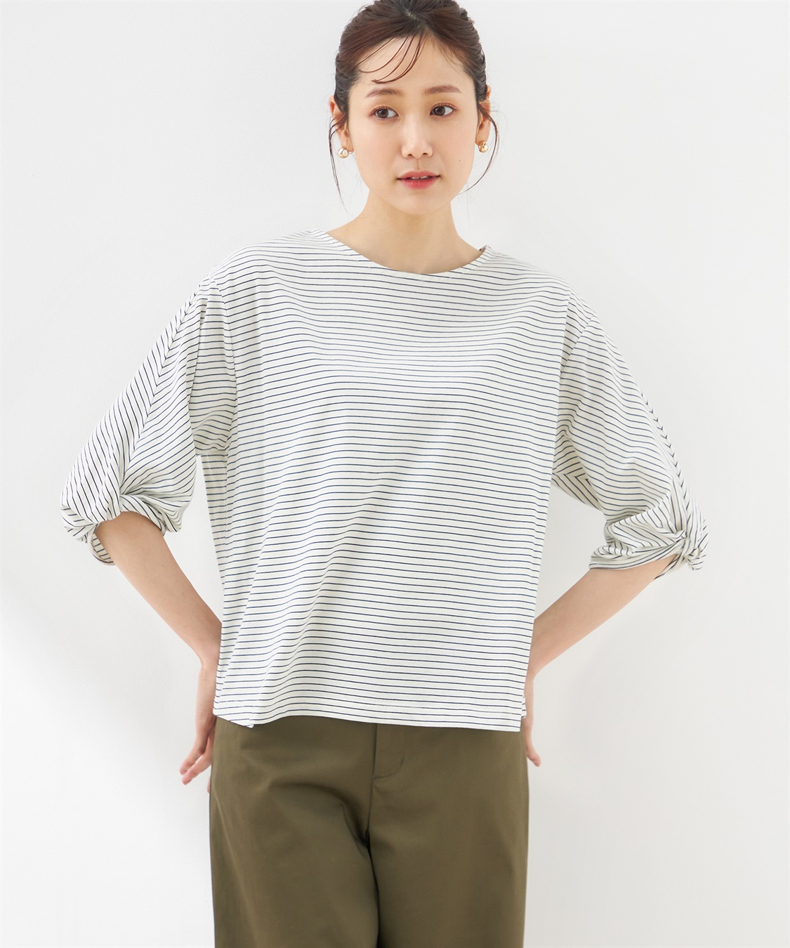 Petit Honfleur ボーダーTシャツ_main