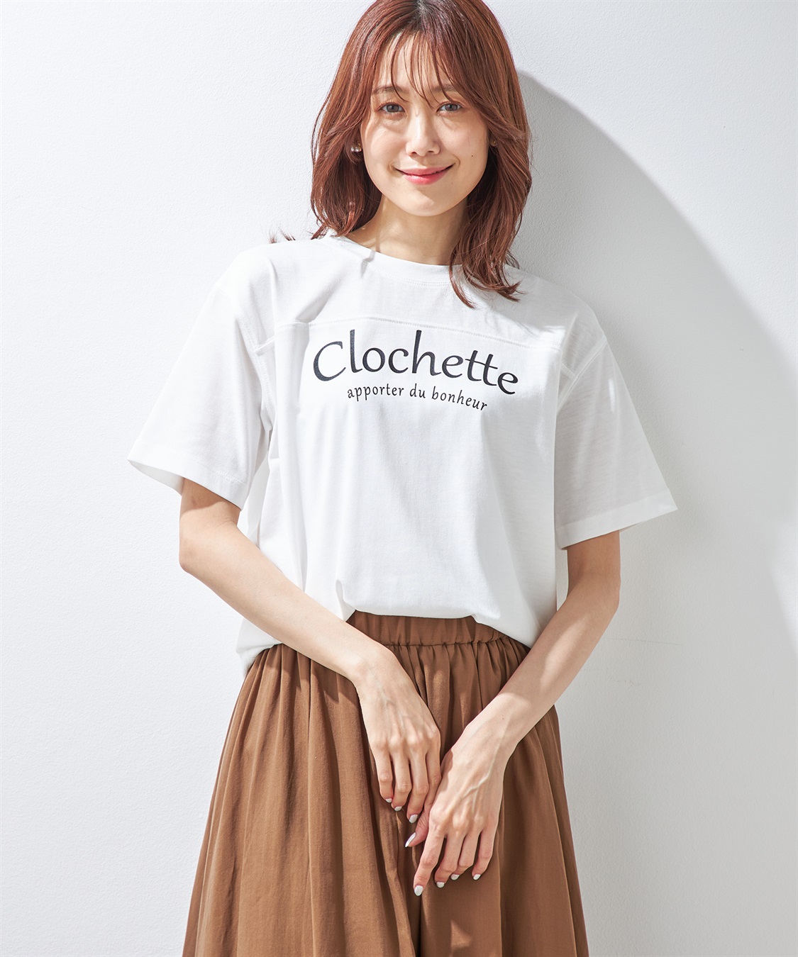 Petit Honfleur 切替ロゴTシャツ_variation_1