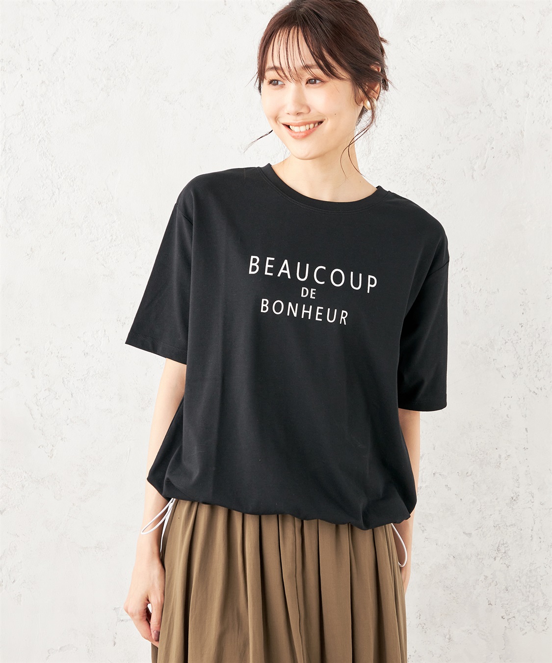 Petit Honfleur ドロストTシャツ_variation_1