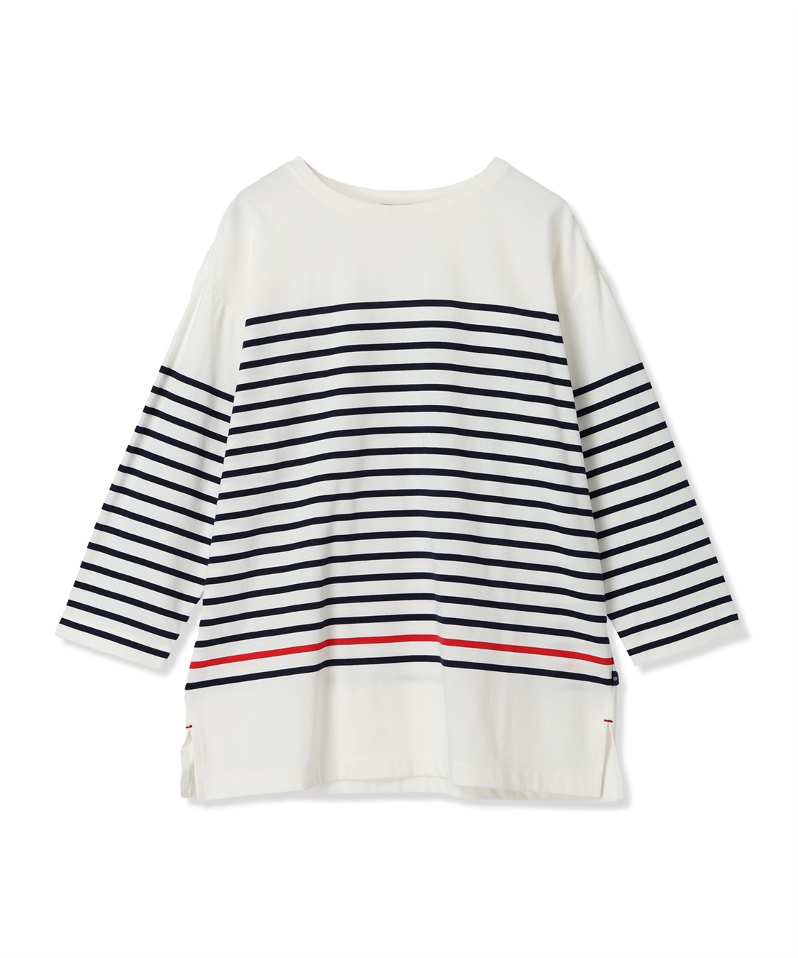 Petit Honfleur オーガニックコットンボーダーTシャツ_variation_1