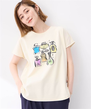 Petit Honfleur 【冷感】プリントTシャツ香水ボトル_variationthumb_2