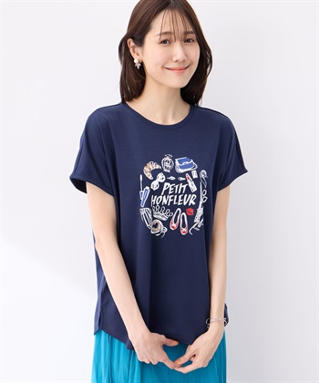 Petit Honfleur 【冷感】プリントTシャツパリ_variationthumb_3