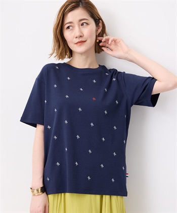 Petit Honfleur 【冷感】【UVカット】リボン刺繍Tシャツ_variationthumb_2