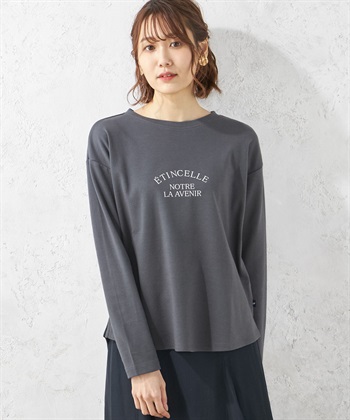Petit Honfleur ロゴ長袖Tシャツ_variationthumb_2