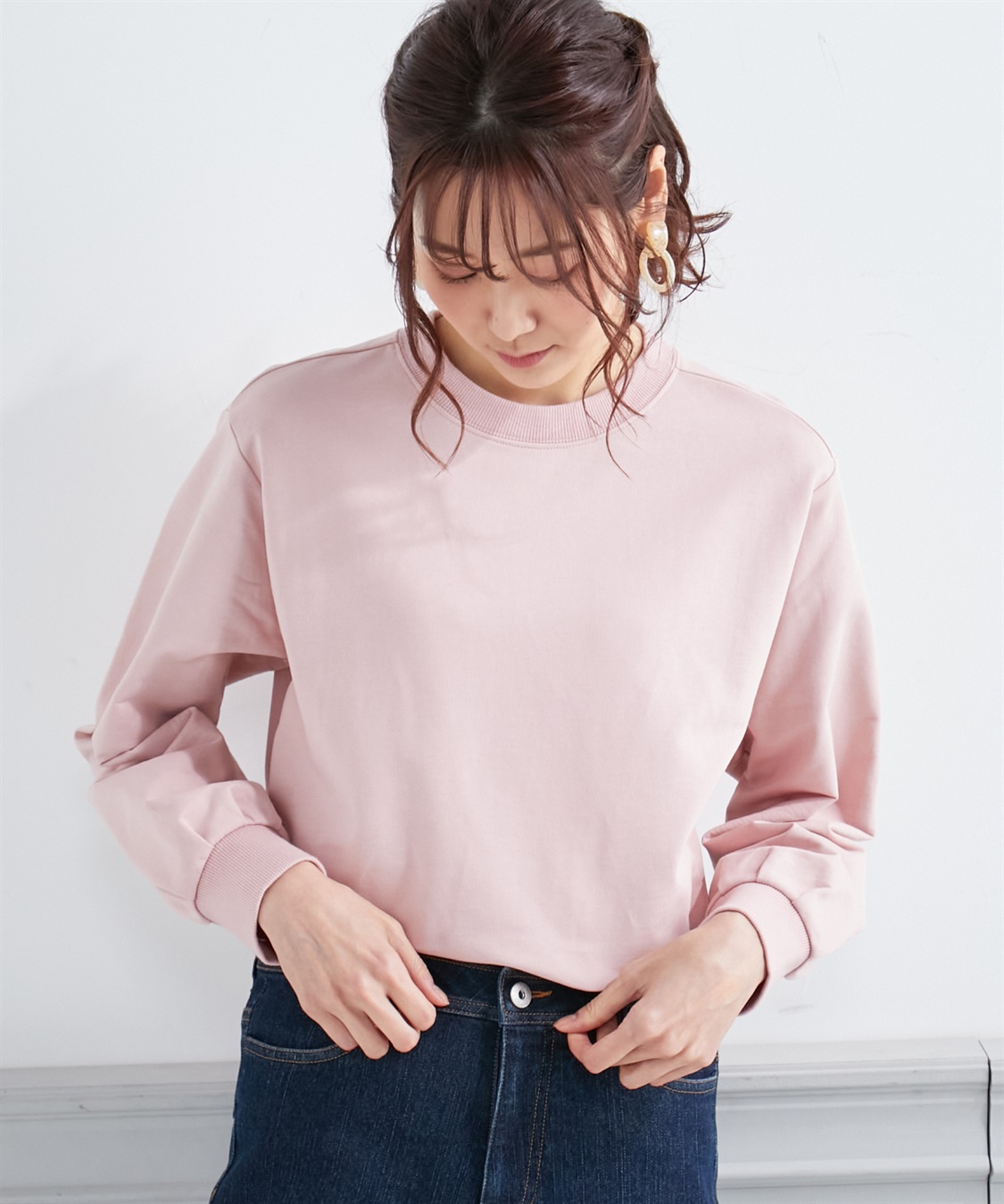 Petit Honfleur モックネックプルオーバー_main