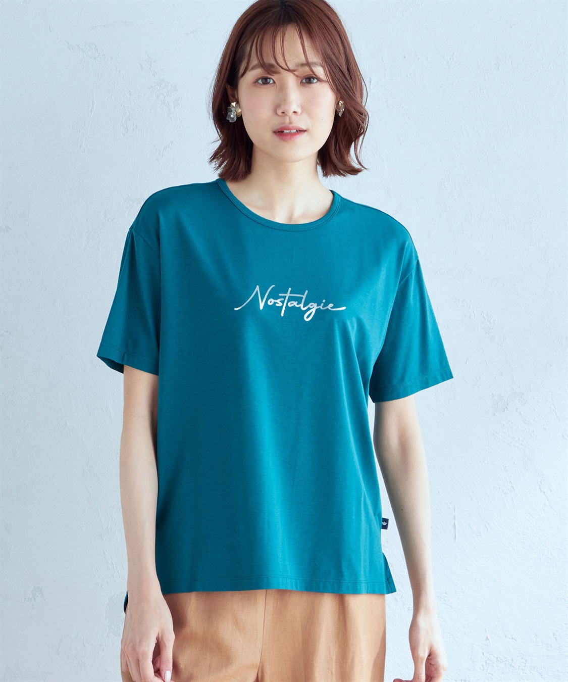 Petit Honfleur 【接触冷感】ロゴプリントTシャツ_variation_2