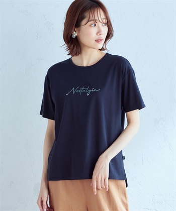 Petit Honfleur 【接触冷感】ロゴプリントTシャツ_variationthumb_3