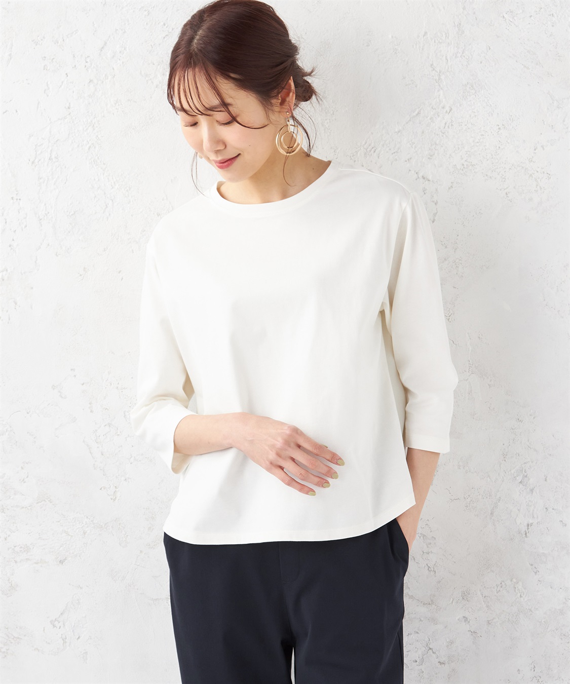 Petit Honfleur クルーネックTシャツ_main