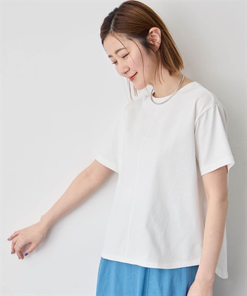 Petit Honfleur 【冷感・UVカット】ラウンドヘムTシャツ_variationthumb_1