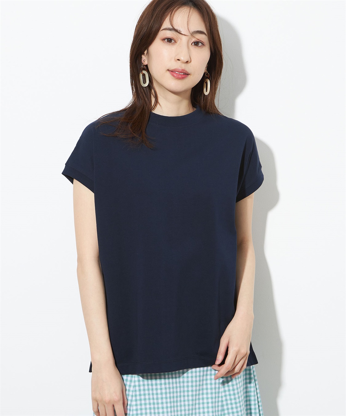 Petit Honfleur 【接触冷感】クーラータッチモックネックＴシャツ_variation_4
