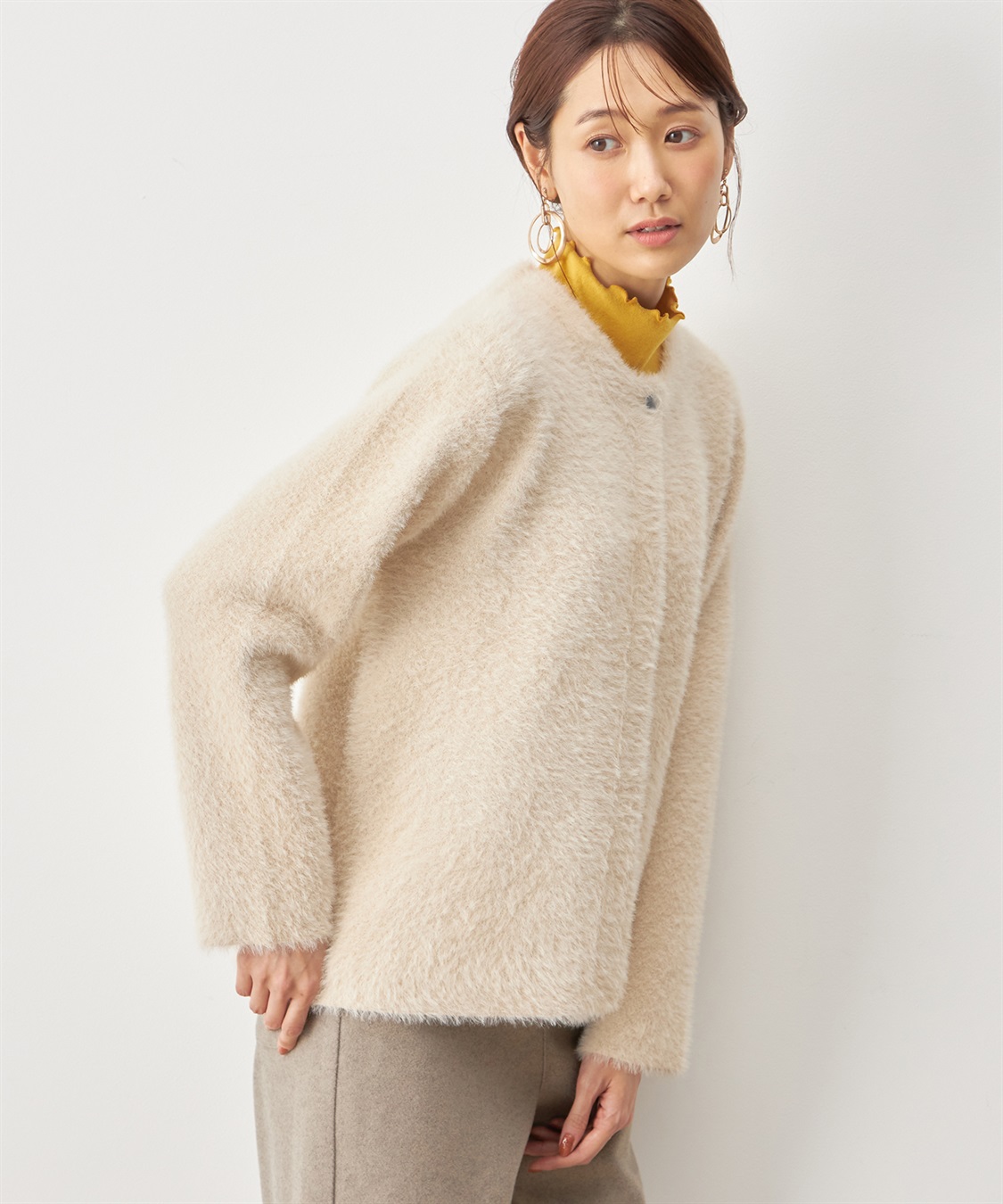 Petit Honfleur Wフェイスフェザージャケット_variation_1