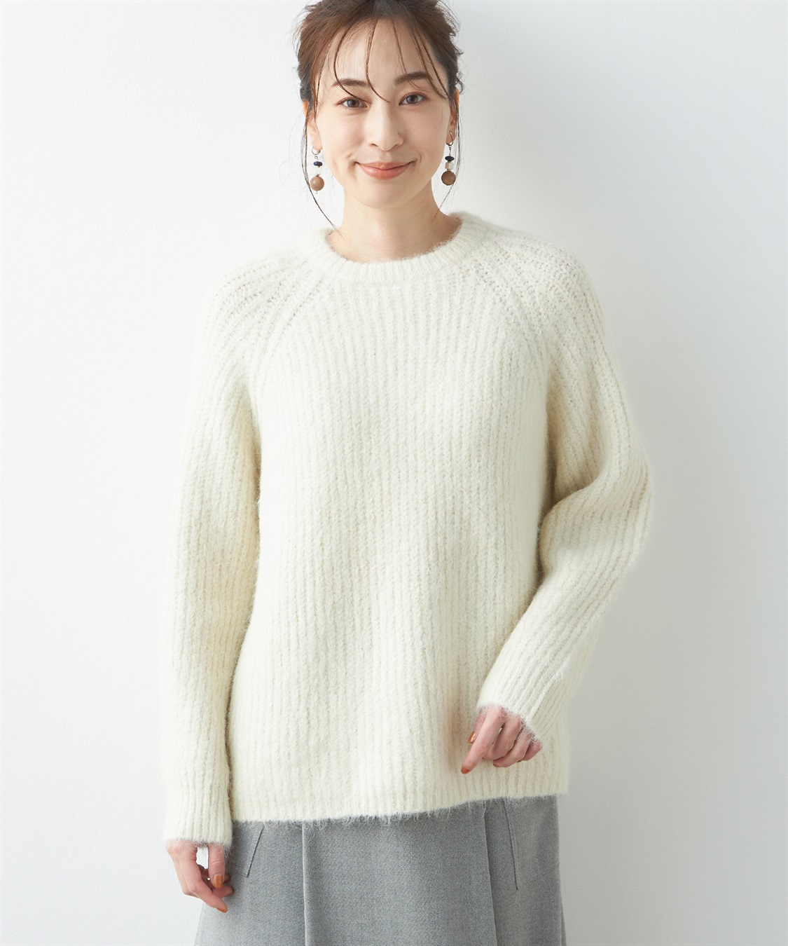Petit Honfleur ラウンドネックニットプルオーバー_variation_1