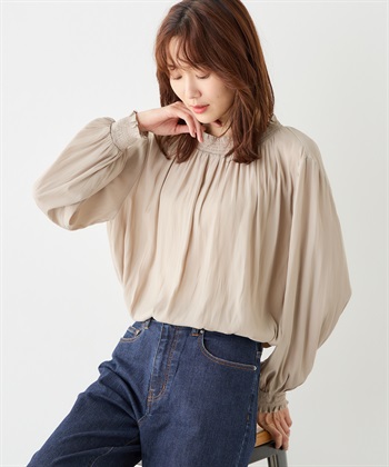 Petit Honfleur シャーリングブラウス_variationthumb_1