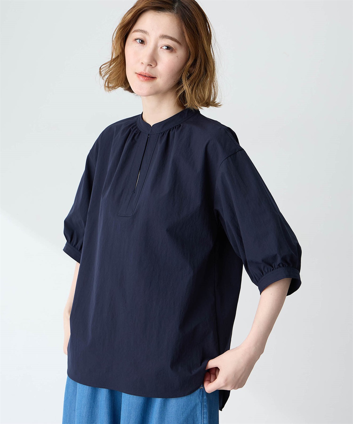 Petit Honfleur ラッシュチュニックブラウス【はっ水・接触冷感・UVカット】_variation_2