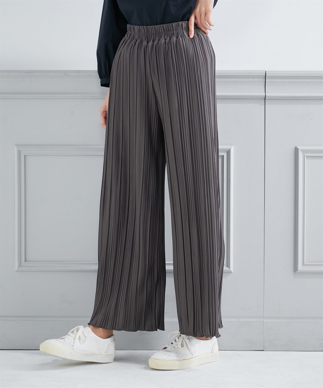 Petit Honfleur プリーツパンツ_variation_2