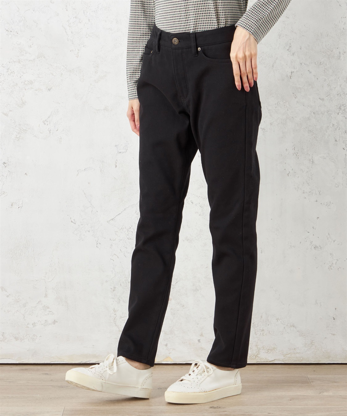 Petit Honfleur 裏フリースストレッチパンツ_variation_1