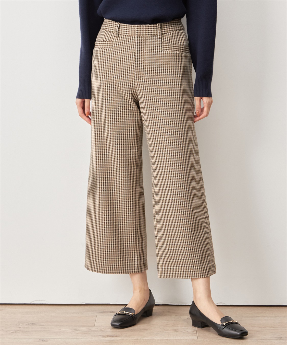 Petit Honfleur 起毛ワイドパンツ_variation_3