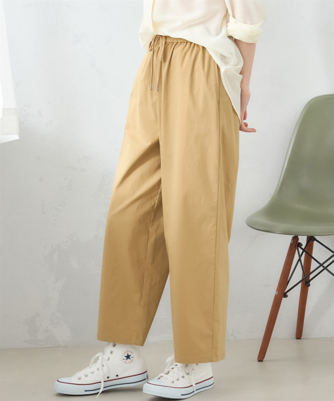 Petit Honfleur リネンブレンドワイドパンツ_main