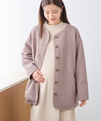 Rosemadame キルトママコート(マタニティ&amp;授乳服）授乳口付き 授乳楽々 妊婦服 産前・産後対応_variationthumb_3