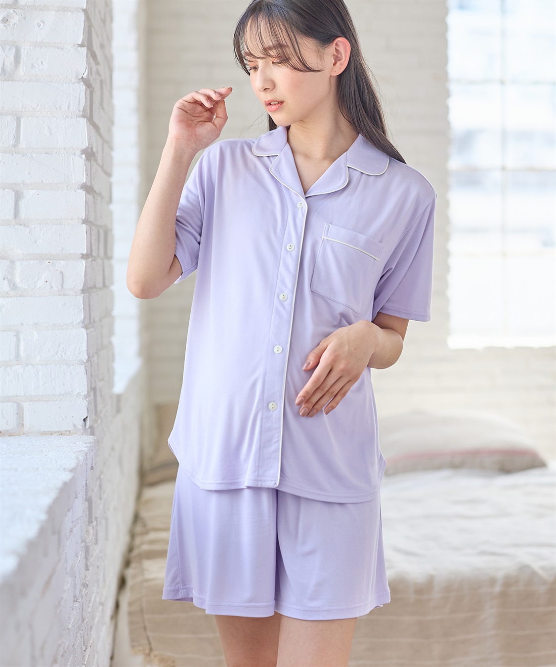 Rosemadame 【接触冷感】やわからレーヨンパジャマ_variation_3