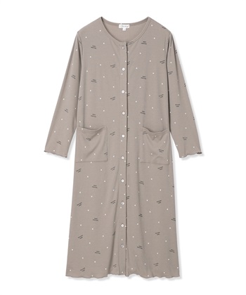 Rosemadame ストレッチリブ　ロゴハートネグリジェ/ ワンピースパジャマ(産前・産後対応 マタニティ＆授乳服 ルームウェア)_variationthumb_3