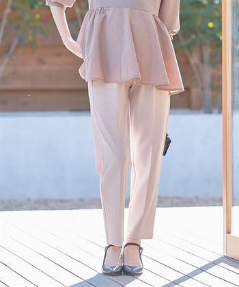 Rosemadame ハイストレッチ イージーケア テーパードパンツ（マタニティ/授乳服）妊婦服 産前・産後対応_variationthumb_2