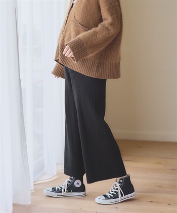 Rosemadame ニットリブワイドパンツ(マタニティ/妊婦服 産前・産後対応)_variationthumb_2