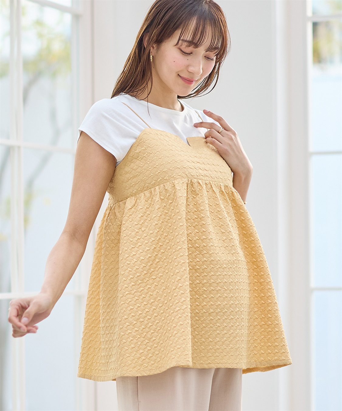 Rosemadame 千鳥格子チュニック×トップスアンサンブル_variation_3