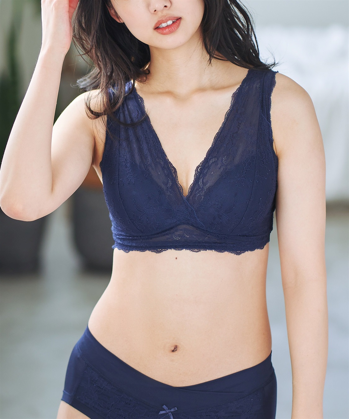 Rosemadame ナイトブラ 授乳ブラジャー 快適睡眠設計ノンワイヤー 授乳ブラ レースモールドブラ ナイトブラ おやすみブラ ストレスフリー 授乳楽々 授乳ブラジャーマタニティブラ  簡単授乳 産前 産後_main