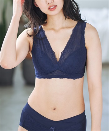 Rosemadame ナイトブラ 授乳ブラジャー 快適睡眠設計ノンワイヤー 授乳ブラ レースモールドブラ ナイトブラ おやすみブラ ストレスフリー 授乳楽々 授乳ブラジャーマタニティブラ  簡単授乳 産前 産後_variationthumb_2