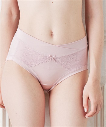 NEW美妊婦ブラシリーズ産前産後ショーツ（マタニティ/授乳服）入院準備 出産準備 産前 産後(ピンク-Ｍ)