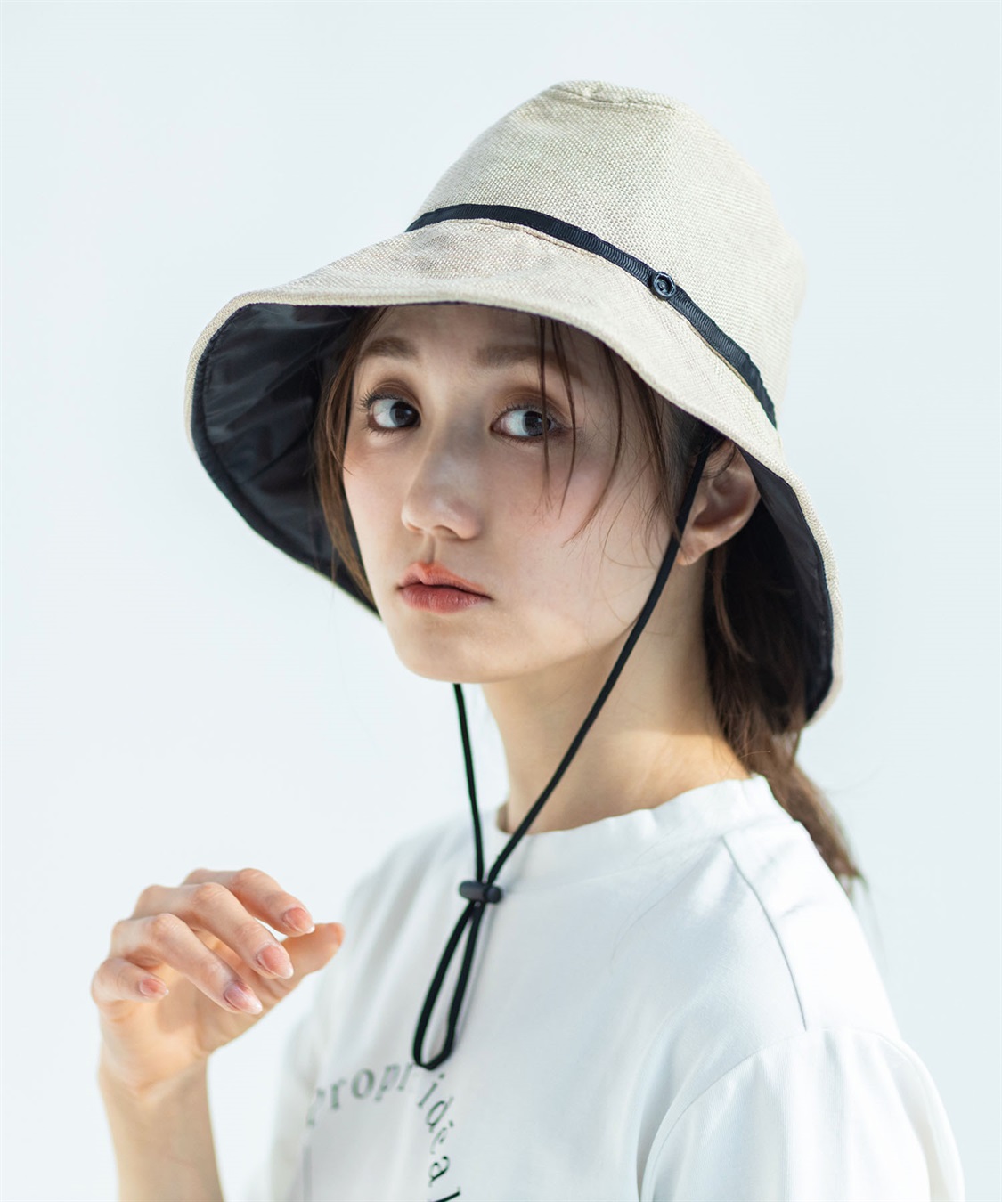 JOIN PARK 【Wpc.】UVカット接触冷感クロッシェハット【バケットハット 帽子 ハット つば部分 完全遮光100％＆完全UVカット100％生地 UPF50+ あご紐付き 日焼け対策 紫外線対策】_variation_2