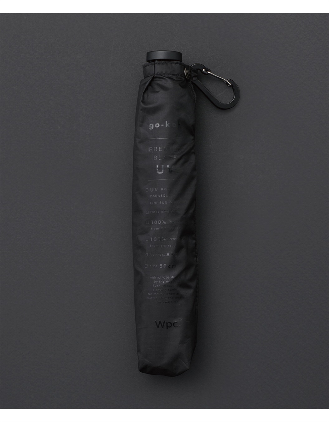 JOIN PARK 【Wpc.】go-koh ゴコウ 遮光超軽量 晴雨兼用傘 50cm【超軽量92g 完全遮光100% 最高撥水レベル 親骨50cm 大きい 手開き ユニセックス 通勤】_main