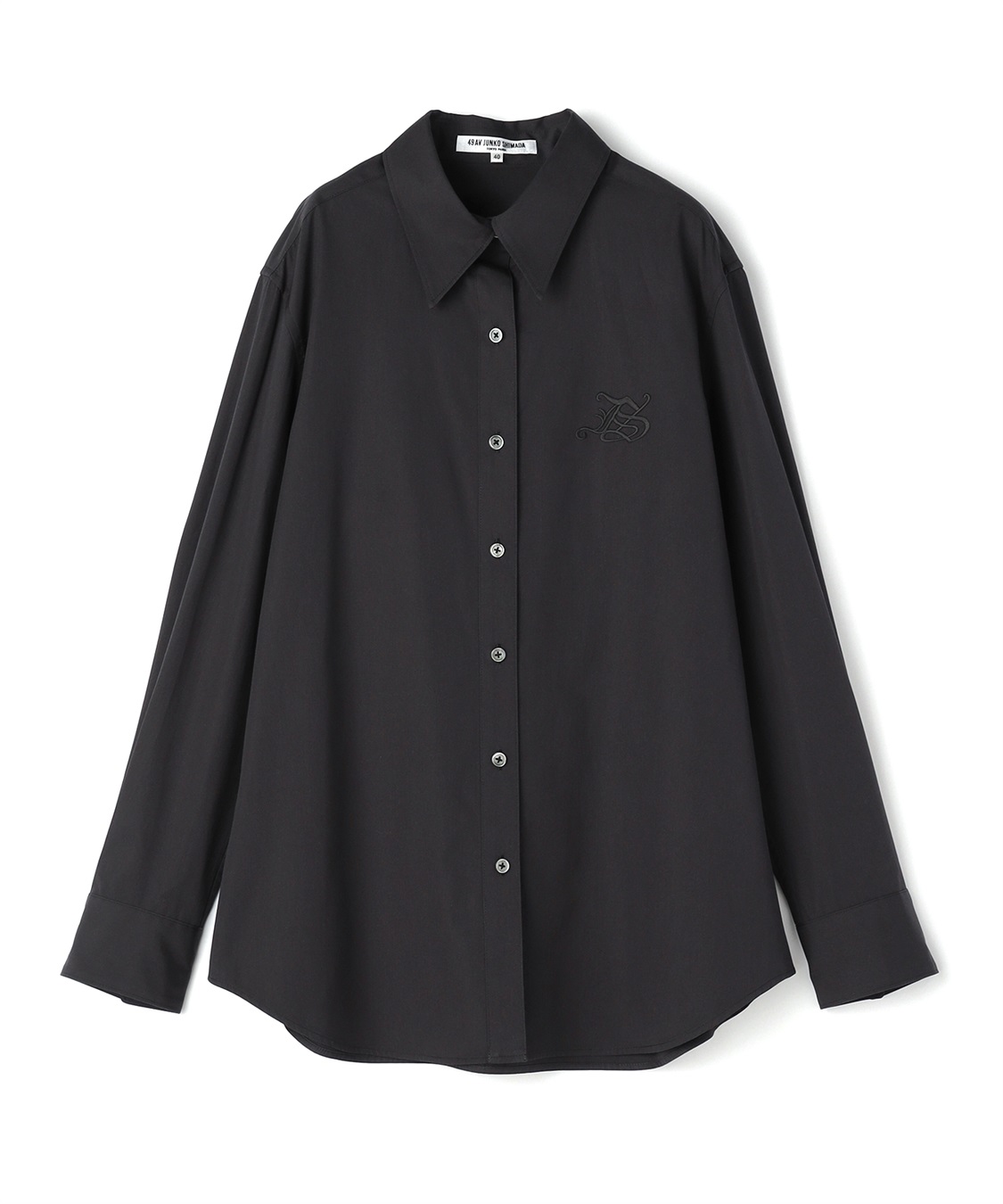49AV JUNKO SHIMADA 刺しゅう入りコットンシャツ_variation_1